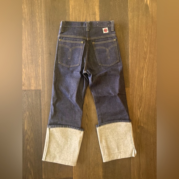 Vintage •. Cropped Wide Leg Jeans - Picture 2 of 12